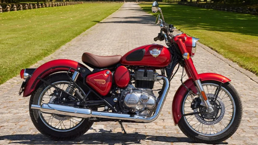 royal enfield classic 350 red